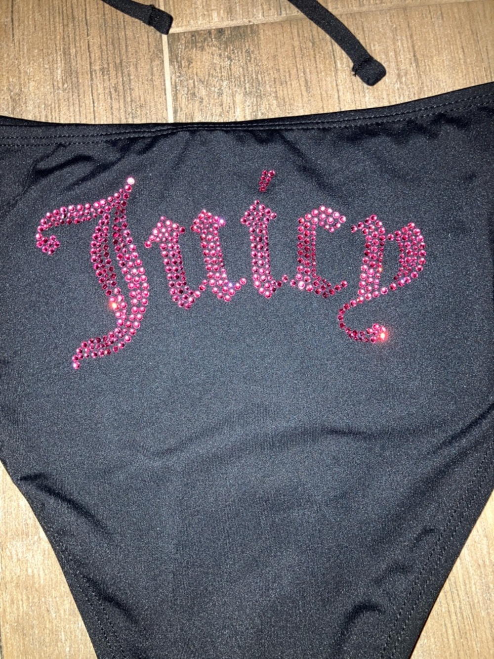💋Juicy Couture ✨bling✨ bikini 2-pc swimsuit bathing suit sz M NWT - Picture 6 of 8